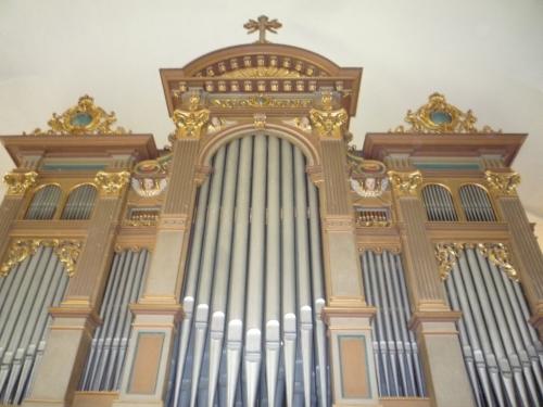 Varhany v&nbsp;kostele Nejsvětější Trojice